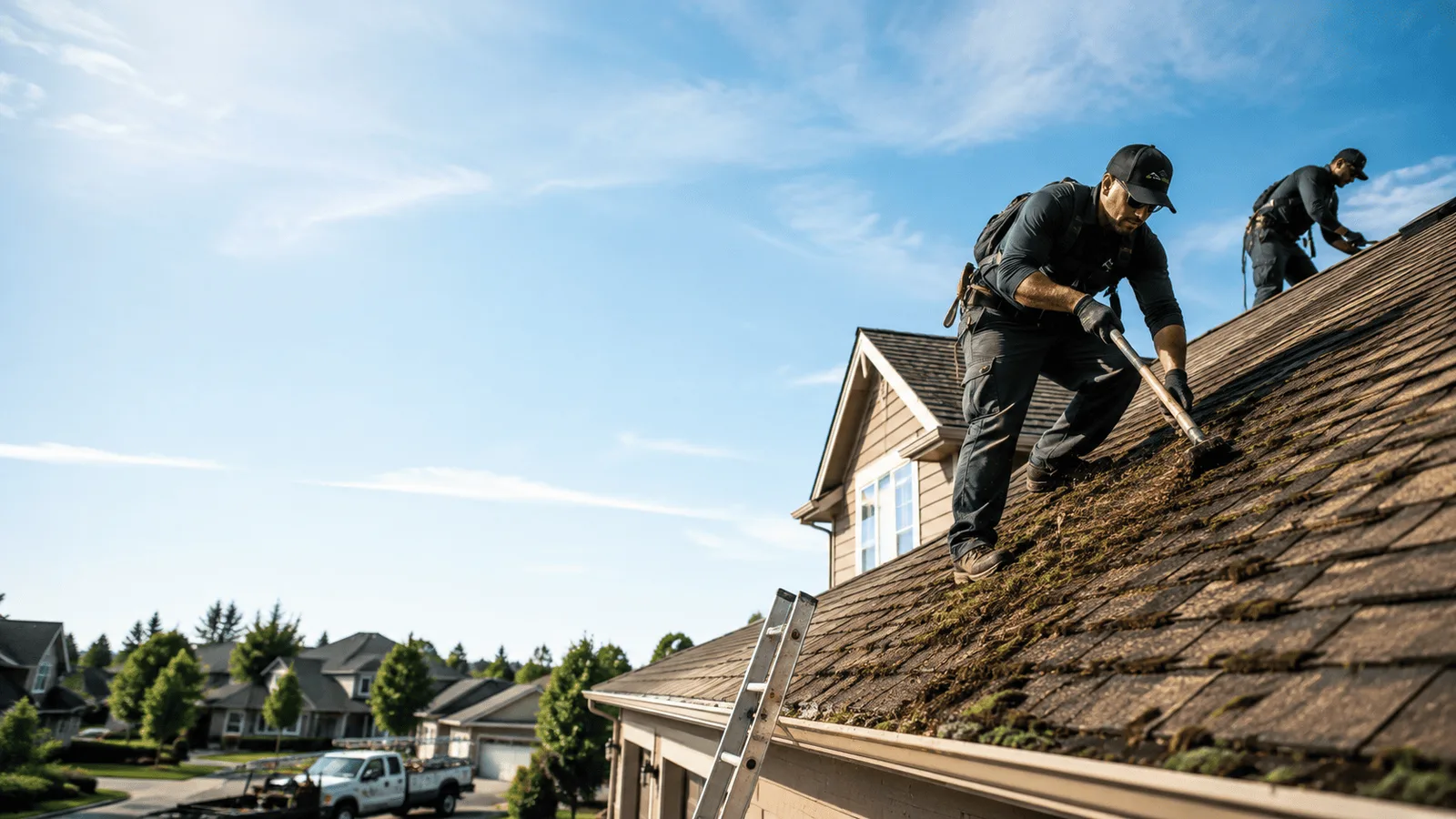 Roof Moss Removal in Williamston, MI near me